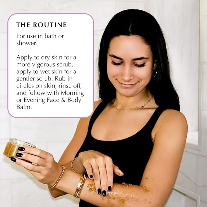 Sweet Almond Rosehip Brine Polish | Exfoliating Blend with Himalayan & Dead Sea Salt, Maple Sugar | Enriched with Magnesium, Omega 3's & Vitamin E | Revitalize Skin, Reduce Inflammation-VivaGrace Women