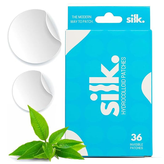 Hydrocolloid Pimple Patches for Face - 36 Invisible Patches - Clear Acne Patches with Tea Tree Oil for Rapid Protection - Invisible Pimple Patches with Zero Residue for All Day Confidence
