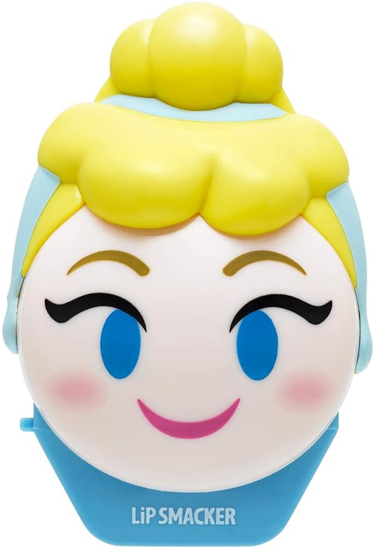 Lip Smacker Disney Cinderella Emoji Lip Balm Flavored, Bibbity Bobbity Berry, Clear, For Kids-VivaGrace Women