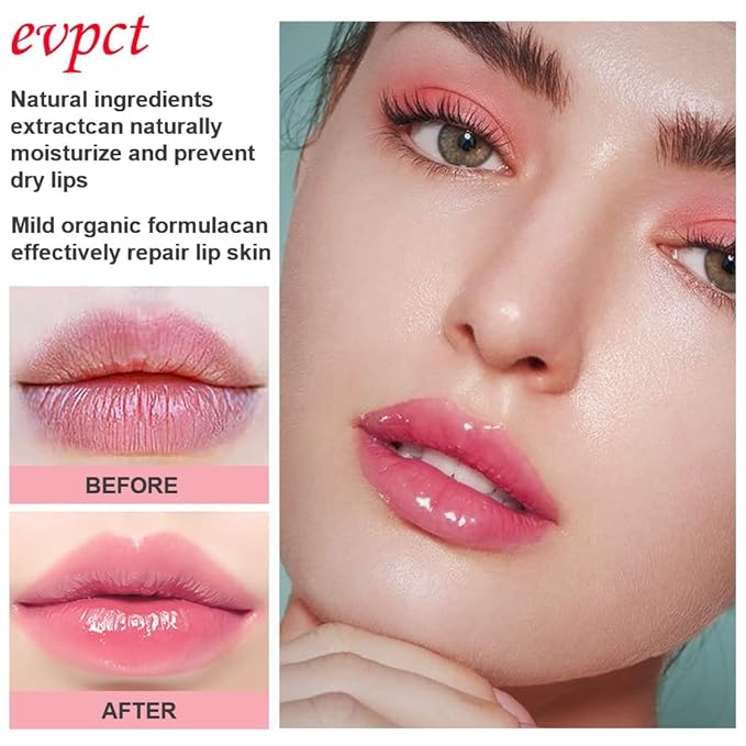 evpct 3Pcs Magic Color Changing Lipstick 24 Hours Original for Women Lasting Waterproof, Aloe Vera Strawberry Black Red Cherry PH Mood Permanent Hardpointing color changing Lipstick Tinted Lip balms-VivaGrace Women