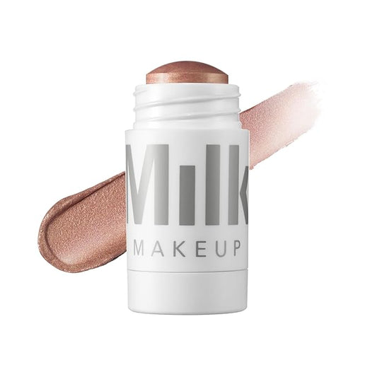 Milk Makeup Highlighter, Flare (Rose Gold) - 0.21 oz - Dewy Cream Highlighter Stick - Blendable & Buildable - 1,000 Swipes in Every Stick - All Skin Types - Vegan, Talc Free & Cruelty Free-VivaGrace Women