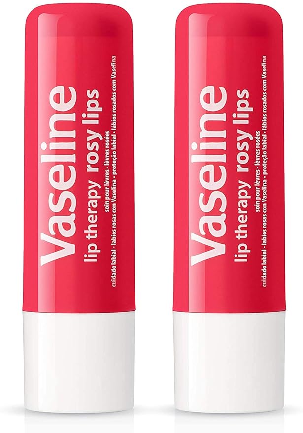 Vaseline Lip Therapy Stick with Petroleum Jelly Gift Set Includes Original, Rosy Lips and Aloe, 6 Count-VivaGrace Women