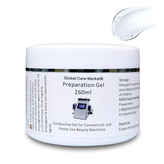 Preparation Gel – RF Conductive Gel with Hyaluronic Acid for Use With Radio Frequency Face and Body Machines, Skin Cooling Gel Primer for IPL Hair Removal Device-VivaGrace Women