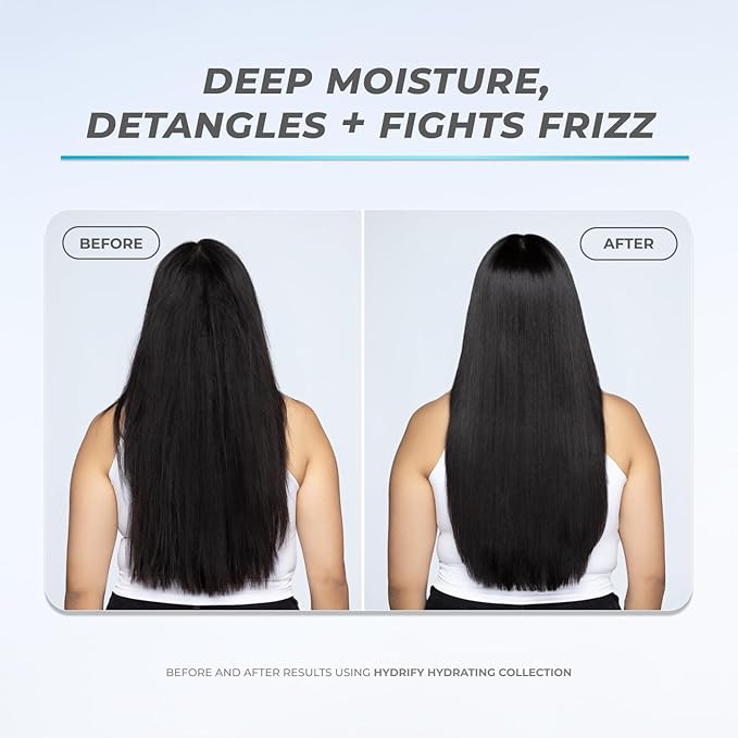 XMONDO Hydrify Ultra Hydrating Mask - Deep Conditioning Treatment for Dry, Damaged Hair, Intense Moisture with Hyaluronic Acid, Shea Butter, and Our Signature 6 Oil Blend 7.95 fl. oz.,-VivaGrace Women