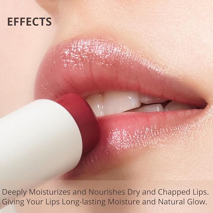 All Day Essential Tinted Lip Balm 05 Berry Fig | Natural Gloss Balm, Moisturizing Lip Care, Deep Nourishing Plant-Based Chapstick, Lasting Hydration Lip Butter for Dry Cracked Chapped Lips-VivaGrace Women