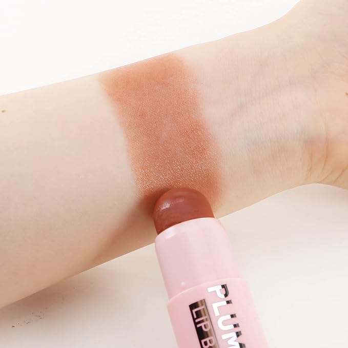 Boobeen Lip Plumping Balm,Moisturizing Lip Plumper Makeup, Long Lasting Lip Moisturizer for Lip Care, Hydrating Lip Balm for Natural Lip Color-VivaGrace Women