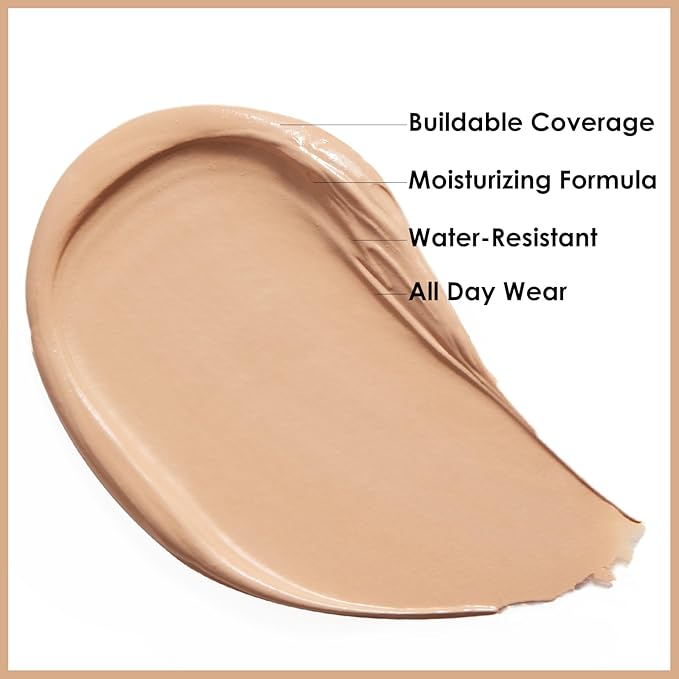 FOCALLURE FIX CORRECTOR Concealer Stick, Full Coverage Concealer Makeup, Color Corrector for Dark Circles, Including Replaceable Applicator, YL04 CAFE-VivaGrace Women