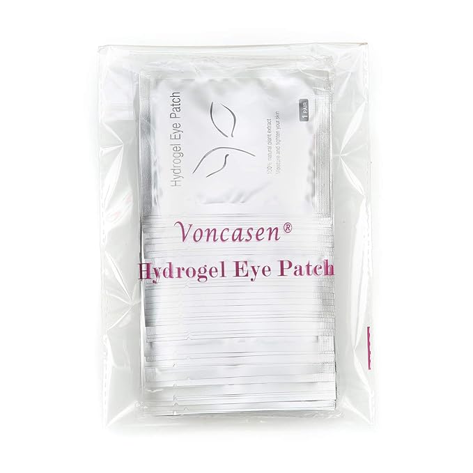 50 Pairs Set, Under Eye Pads, Comfy and Cool Under Eye Patches Gel Pad for Eyelash Extensions Eye Mask Beauty Tool-VivaGrace Women