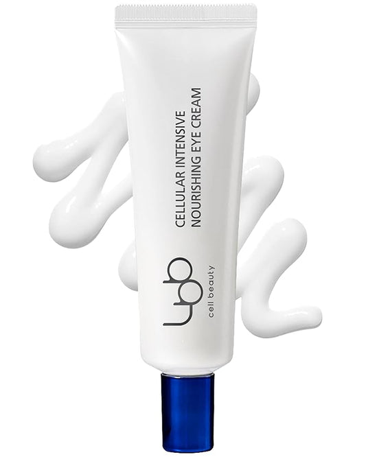 LBB Cellular Intensive Nourishing Eye Cream - Vegan Eye Lifting Treatment - Improves Wrinkles, Anti Aging, Nourishing - Tangerine Cellular Water, Shea Butter, Vitamin E, 0.5 oz.-VivaGrace Women