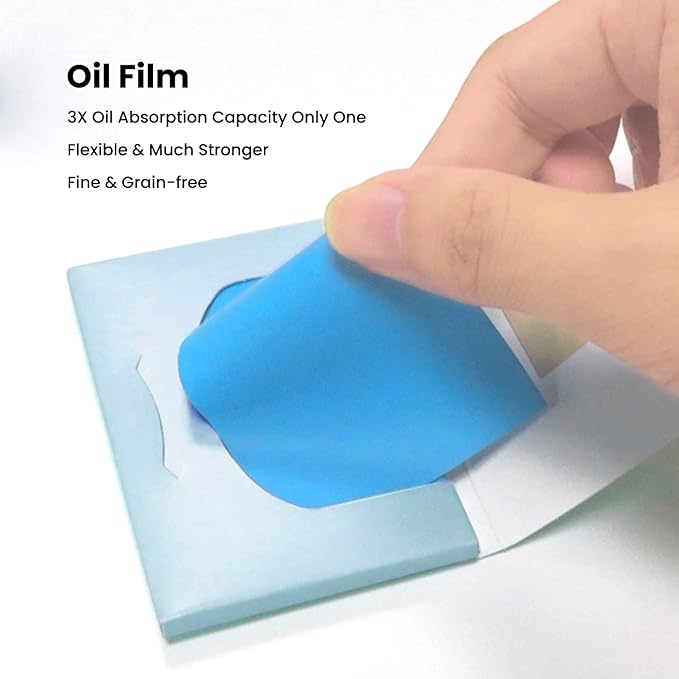 ROSELYNBOUTIQUE Oil Blotting Sheets for Face - Organic Premium Flexible Silky Blotting Sheets Instant Oil-Absorbing Remove Excess Oil & Shine Oil Control Films (50)-VivaGrace Women