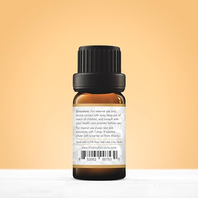 Vitality Extracts Frankincense Essential Oil - 10ml, Boswellia Serrata, Aromatherapy, Skin Care, Natural Calm, Rest & Relaxation, Yoga, Comfort-VivaGrace Women