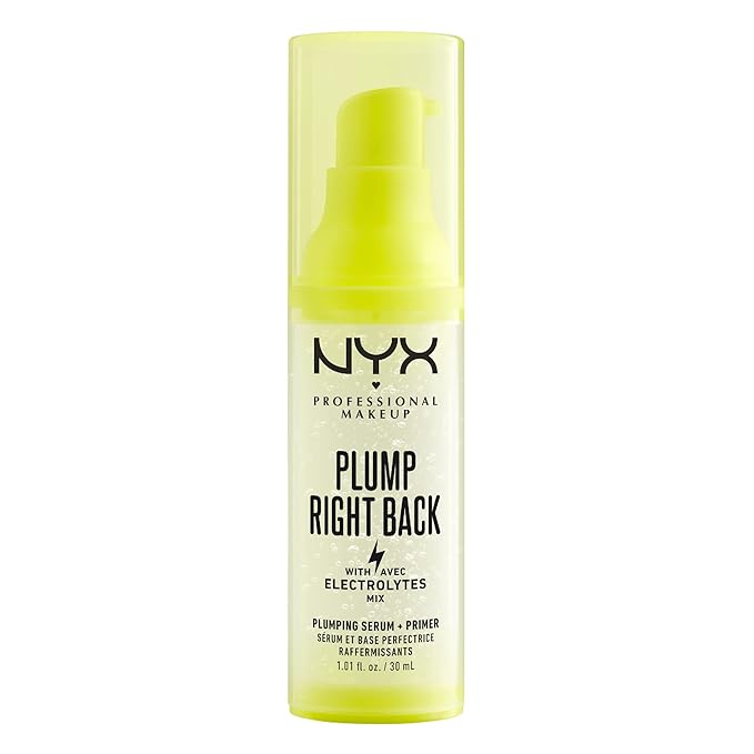 NYX PROFESSIONAL MAKEUP Plump Right Back Plumping Serum & Primer, With Hyaluronic Acid-VivaGrace Women