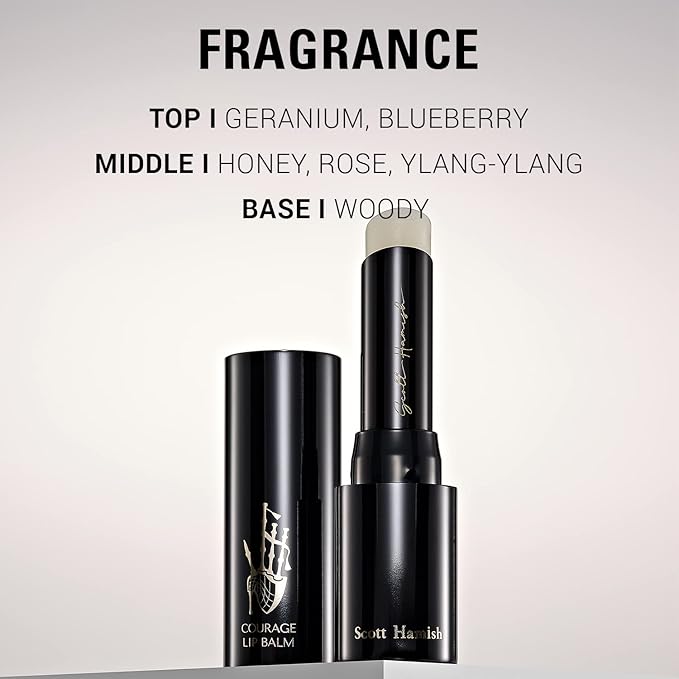 Courage Lip Balm – Hydrating Lip Balm for Men - Shea Butter & Cica to Moisturize & Soothe Dry, Chapped Lips – Anti Aging Lip Moisturizer to Restore Radiance and Improve Softness of Lips, 0.12oz.-VivaGrace Women