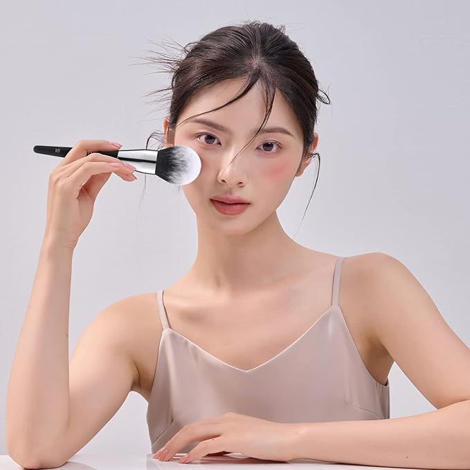 DUcare Makeup Brushes with Case 10Pcs Travel Makeup Brushset Women Gift Premium Synthetic Kabuki Foundation Blending Brush Face Powder Blush Concealers Eye Shadows with bag-VivaGrace Women