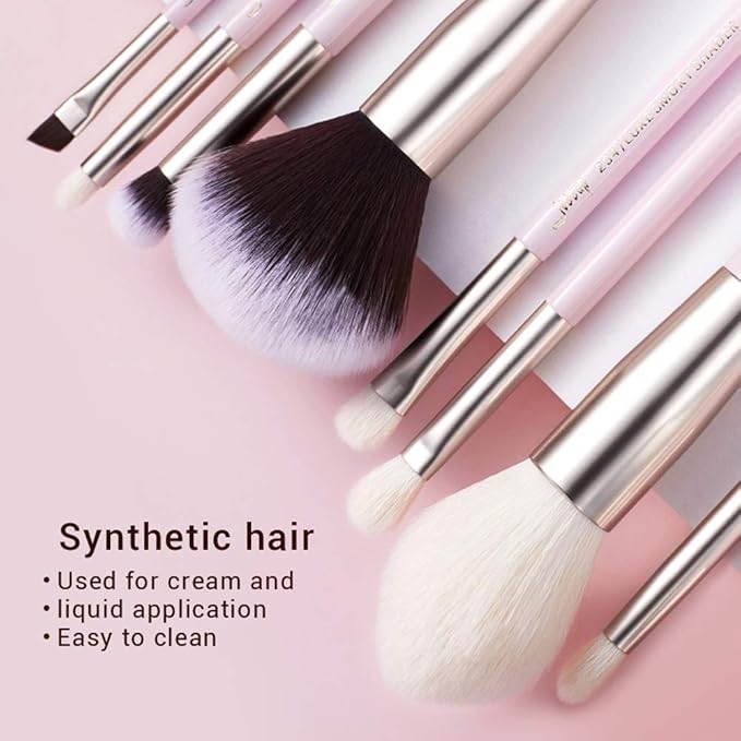 Jessup Makeup Brushes Set Professional Makeup Brush Eyeshadow Blending Powder Foundation Blusher Concealer 25pcs with Cosmetics Storage Box, Blushing Bride T295-VivaGrace Women