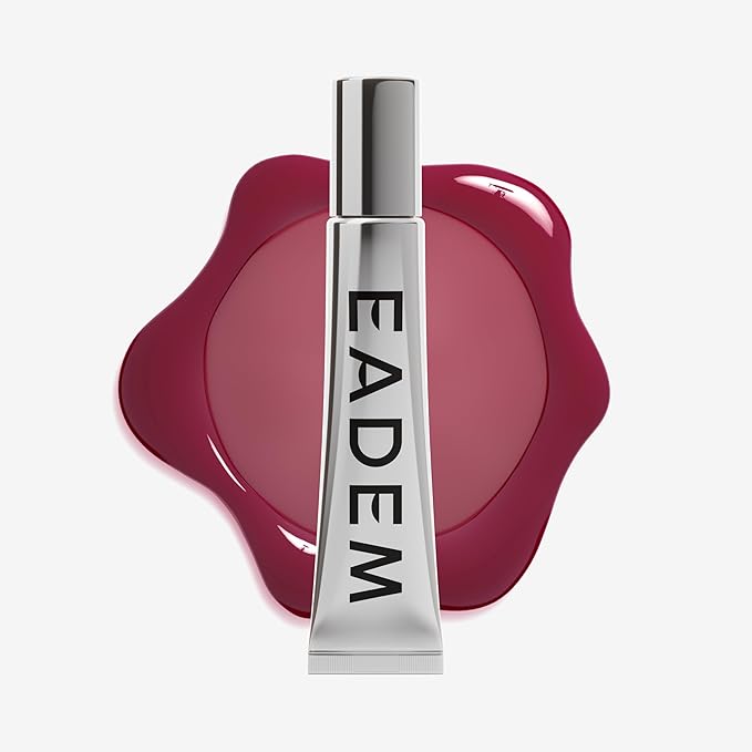 EADEM Le Chouchou Lip Softening Balm, Lip Gloss for Women, Lip Plumper & Lip Mask, Overnight Hydrating & Moisturizing Luxury Lip Balm, 0.5 oz, Bissap Glaze-VivaGrace Women