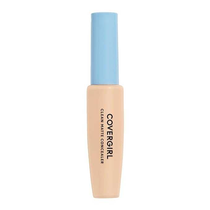 COVERGIRL - Clean Matte Concealer, Oil-Free, Lightweight Formula, Blendable, Natural-Looking Coverage, 100% Cruelty-Free-VivaGrace Women