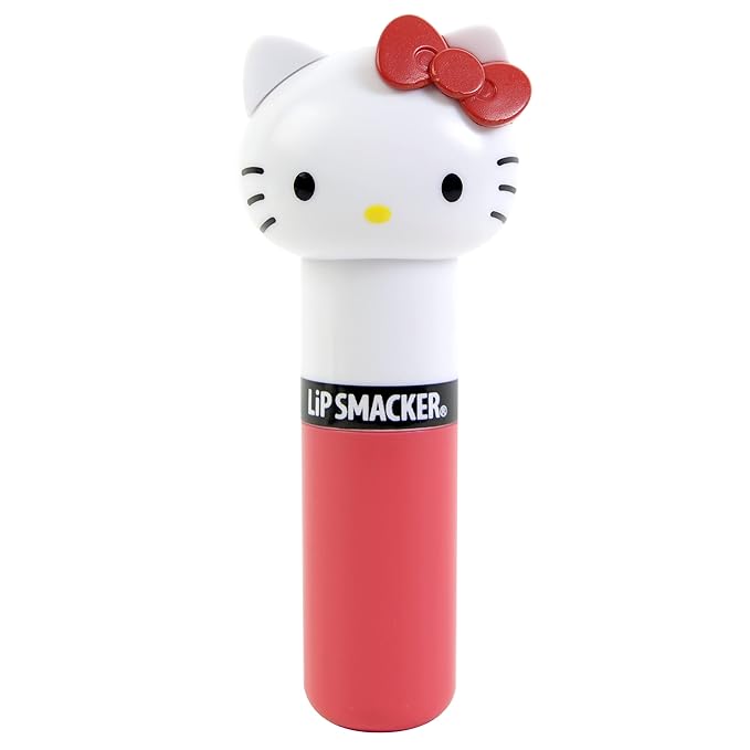 Lip Smacker Lippy Pals Sanrio Hello Kitty, Flavored Moisturizing & Smoothing Soft Shine Lip Balm, Hydrating & Protecting Fun Tasty Flavors, Cruelty-Free & Vegan - Cheerful Cherry-VivaGrace Women