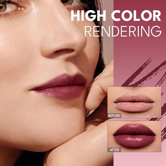 tinted lip balm, Conditioning & Nourishing Lip Balm, Matching concealer to cover lip lines and enhance color development- WINDSOR WINE-VivaGrace Women