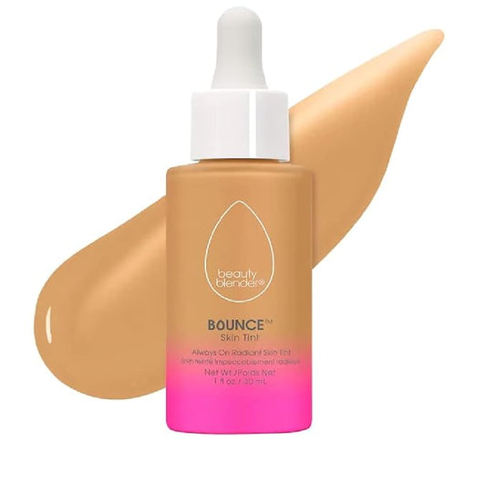 Beautyblender 12-Hour Always on Radiant Skin Tint, Breathable Serum Foundation Stays Put for All Day Long Wear, Infused with Hyaluronic Acid & Niacinamide, Tan 1-VivaGrace Women