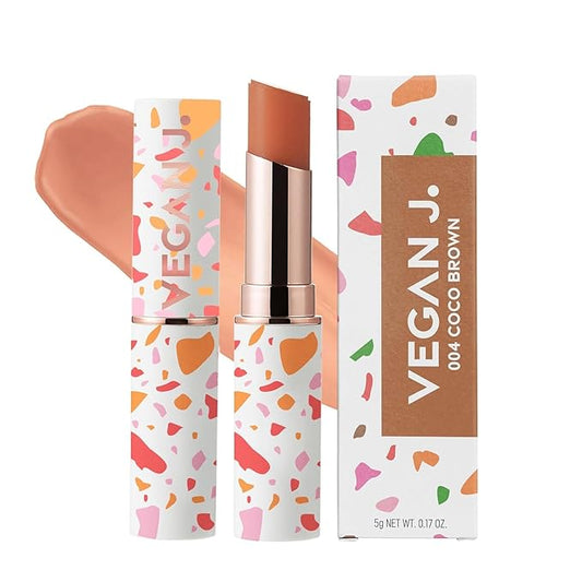 Lip Balm – Long-Lasting Hydration with Natural Color – Korean Beauty, Oasis Plant Complex, Silicone-Free, Vegan & Cruelty-Free Lip Care (004 Coco Brown)-VivaGrace Women