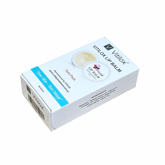 Vitiligo Vitilox® Lip Balm 'Twin Pack'-VivaGrace Women