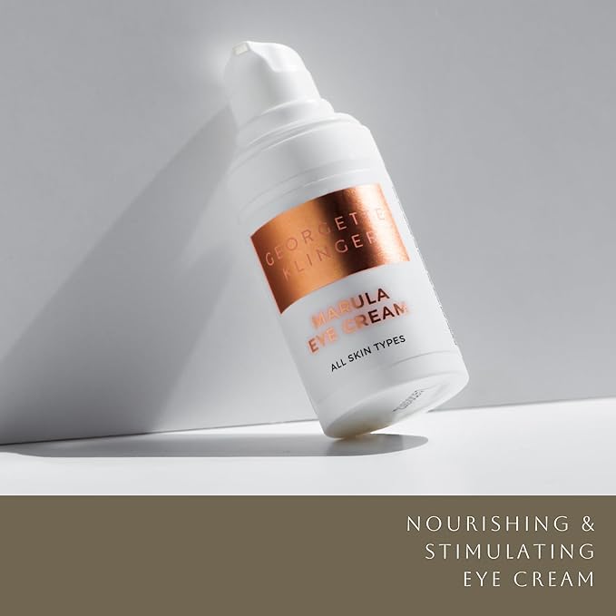 Georgette Klinger Marula Eye Cream - Anti-Aging, Caffeine-Infused Gentle Formula - Reduces Redness, Puffiness, and Dark Circles, while Hydrating and Brightening Skin - 1/2 oz-VivaGrace Women