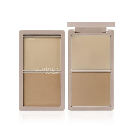 ETUDE Contour Powder 01 Creator (23AD) | Bronzer And Contour Palette To Effortlessly Define The Face Like A Selfie | Smooth, Velety Texture | Natural Look-VivaGrace Women