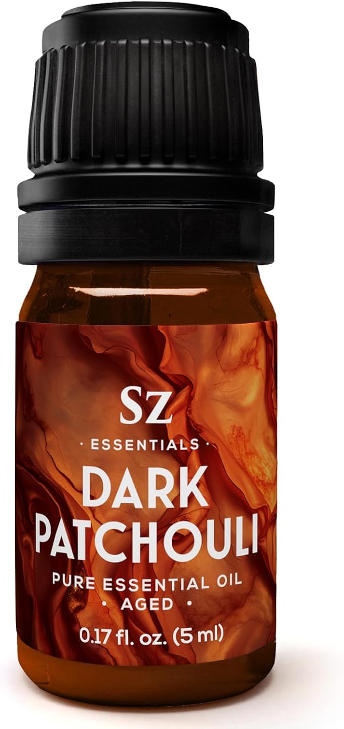 – 5-Year Aged Dark-Patchouli – Premium Essential Oil – Deep, Earthy Aroma | 100% Pure for Aromatherapy, Wellness & Natural Perfumery – DIY | Therapeutic Grade & Vegan – 0.17 fl oz.-VivaGrace Women