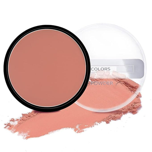 Boobeen Powder Blush Matte Blush, Highly Pigmented Beauty Cream Blush Palette for Create A Natural Cheek Flushed Look, Rich Colors-VivaGrace Women