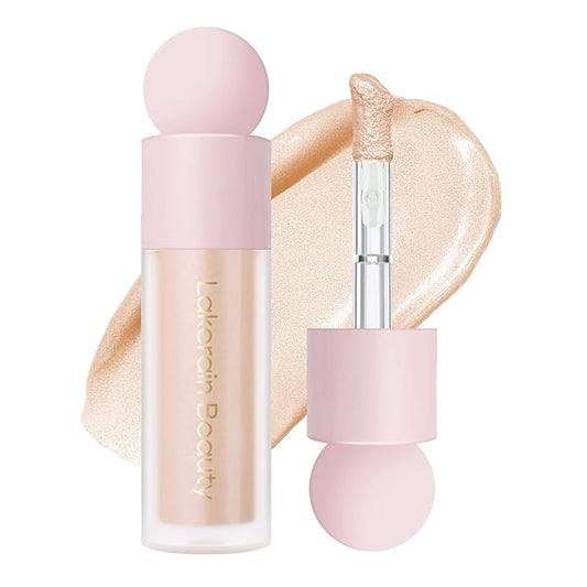 KYDA Liquid Highlighter, High Glossy Face Illuminator, Radiant Glow Liquid Filter, Silky Creamy Face Enhancing Makeup, Buildable Formula-Starlight-VivaGrace Women