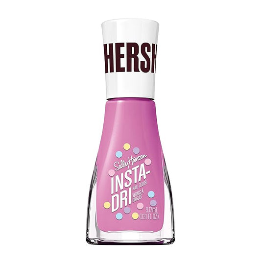 Sally Hansen Insta-Dri X Hershey's Cookies 'n' Creme Eggs, Springtime Blooms, Quick Dry, Long Lasting, Streak-Free Shine, Pink Nail Polish, 0.31 fl oz.