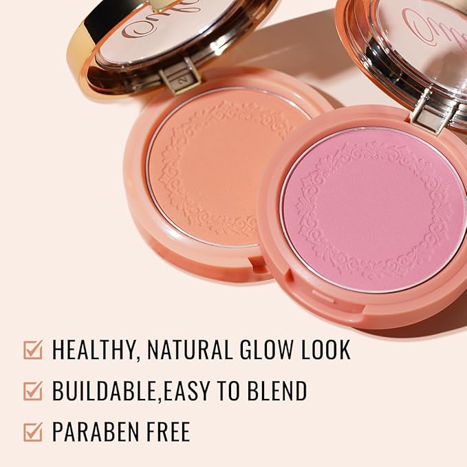 Oulac Purple Blush for Cheeks Blush Makeup| Highly Pigmented Cream Blush| Natural Matte Glow| Shape & Highlight Face| Cruelty-Free Blush with Rose Oil| N20 Believe 4.8g-VivaGrace Women