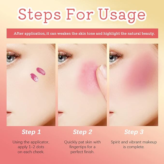 Velvet Liquid Blush, Natural Matte Finish Looking, Dewy Cheek Tint, Soft Cream Face Blush,Moisturizing Lightweight Blendable Feel,Long-Lasting 0.25 oz/7.5ml - 03#-VivaGrace Women