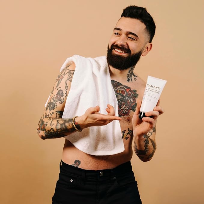 MARLOWE. Best Sellers Kit | No. 203 | Features Signature Body Scrub Soap Bar, Men's Facial Cleanser & Facial Moisturizer | Great Gift for Men-VivaGrace Women