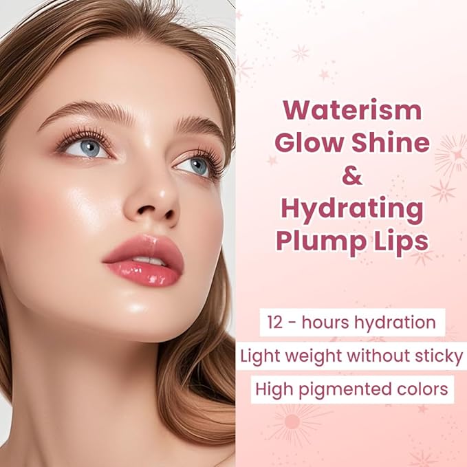 CATKIN Glossy Lip Balm Ultra Hydating Glow Lip Tinted Jelly Plump Melting Balm Shea Butter Repair Soothing For Dry Lips Dewy Finished 0.12 oz C01 ANTHURIUM-VivaGrace Women