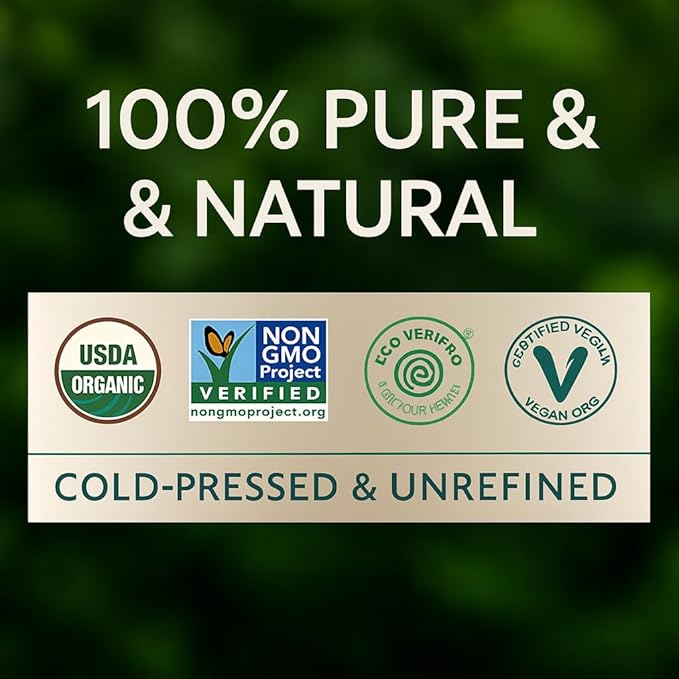 Organic Jojoba Oil for Skin, Hair & Face (8oz) | 100% Pure, Natural Cold Pressed-VivaGrace Women