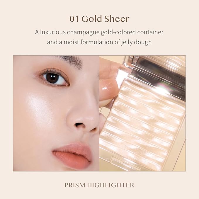 CLIO PRISM HIGHLIGHTER 01 GOLD SHEER-VivaGrace Women