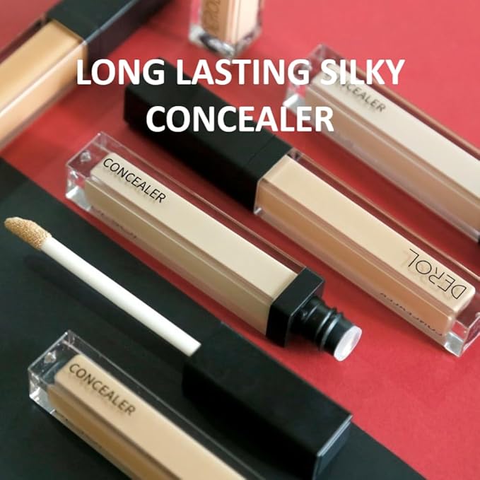 Liquid Concealer Makeup - Natural Coverage & Highly Pigmented Lightweight Concealers 6.5ml (02)-VivaGrace Women