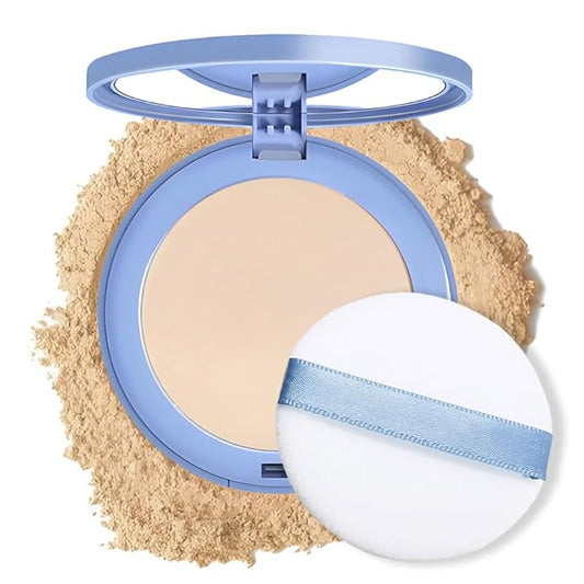 Pressed Matte Face Powder Makeup & Setting Powder for Poreless Wrinkle Blurring Contour Concealer Finishing,Lightweight,High Coverage,Shine Control, N.W 10g (01#)-VivaGrace Women