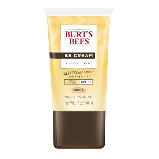 Burt's Bees BB Cream with SPF 15, Light, 1.7 Oz (Package May Vary)-VivaGrace Women