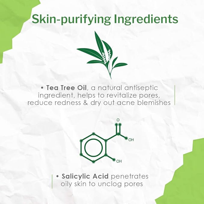 Bye Bye Blemish Tea Tree Drying Lotion, with Tea Tree Oil & Salicylic Acid, Fast-acting Formula, Dries Blemishes, Purifies Skin, 1 fl oz, 1-Pack-VivaGrace Women