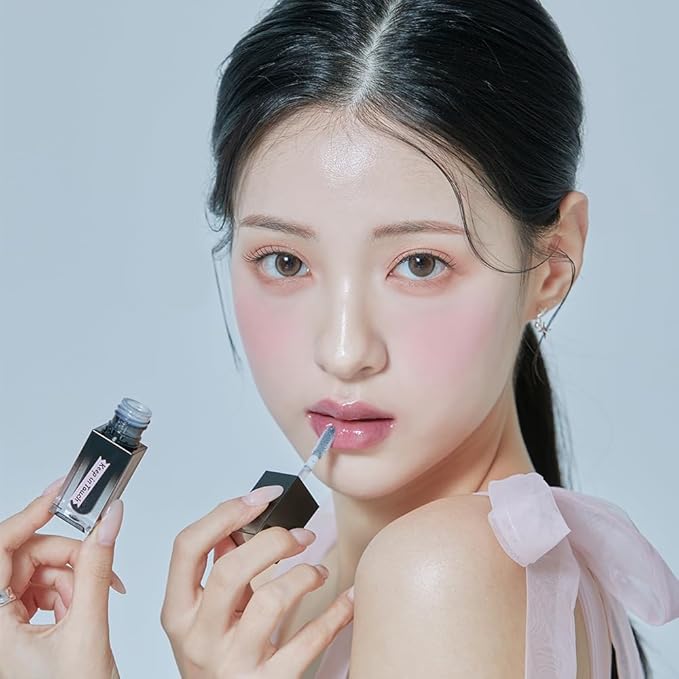 Keep In Touch The Black Plumper Tint | 2X Plumping Effect, Moisturizing Lip Gloss | Vegan and Cruelty-Free Korean Lip Tint (Royal Midnight)-VivaGrace Women