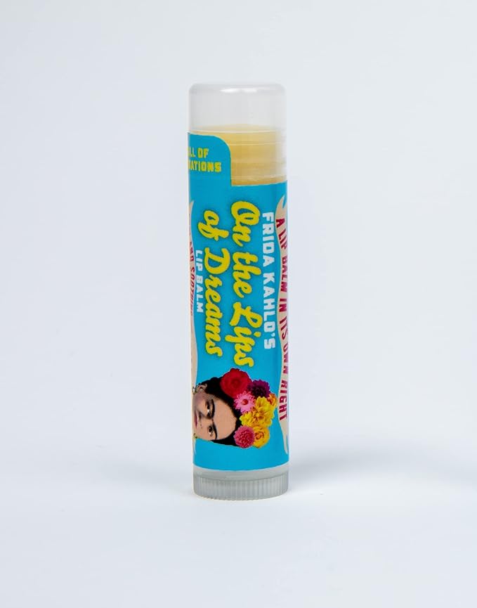 Frida Kahlo's On the Lips of Dreams Lip Balm Tube, Citrus Flavored - Cruelty-Free and Made in the USA from Natural and Imported Ingredients-VivaGrace Women
