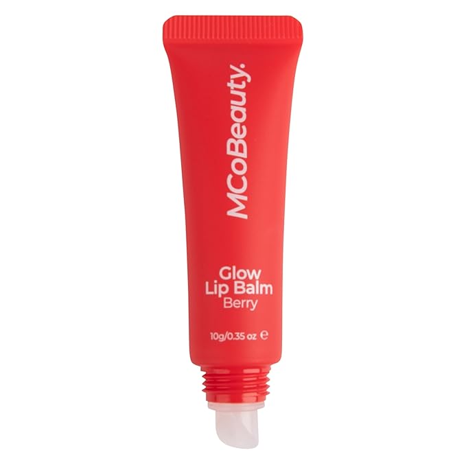 MCoBeauty Glow Lip Balm, Berry, Nourishing Tint for Luscious Lips, Vegan, Cruelty Free Cosmetics-VivaGrace Women