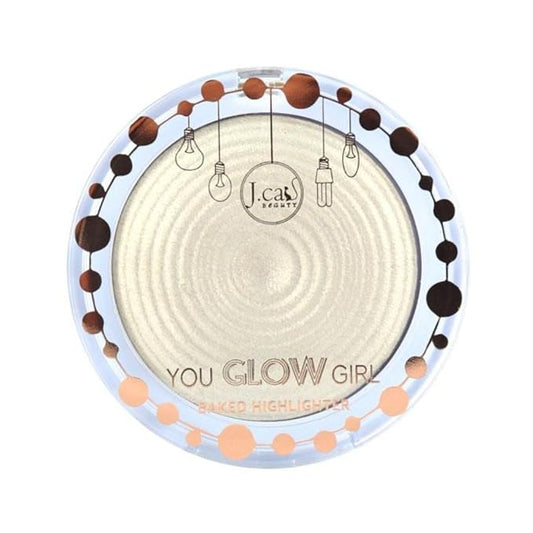 J.CAT BEAUTY You Glow Girl Baked Highlighter - White Goddess-VivaGrace Women