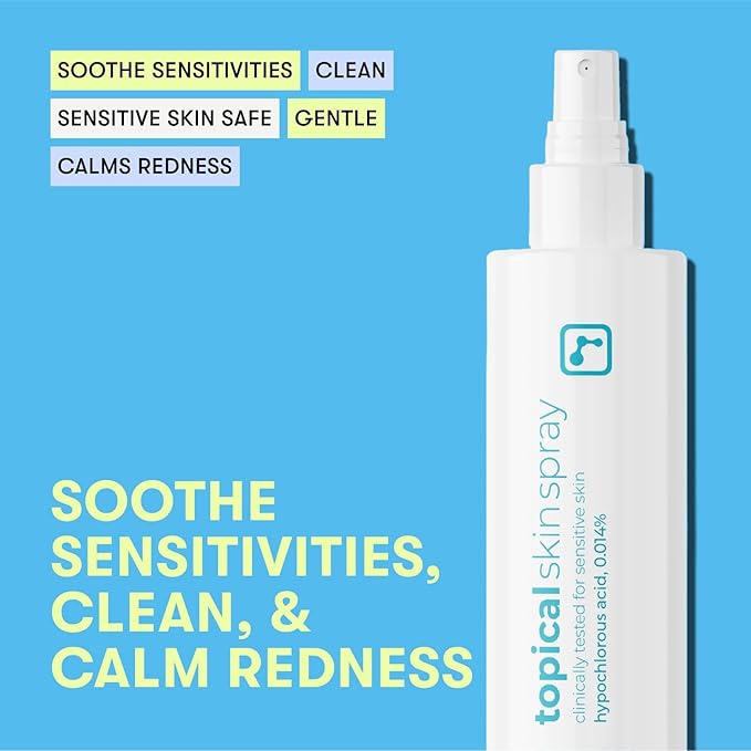 BRIOTECH Topical Skin Spray, Hypochlorous Acid Spray for Sensitive Skin, HOCl Facial Mist, Full Body Support Against Irritation, Calm Redness, Soothe Foot & Scalp, 4 oz-VivaGrace Women