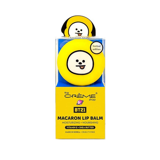 The Crème Shop BT21 CHIMMY Macaron Lip Balm - Lemon Drop-VivaGrace Women
