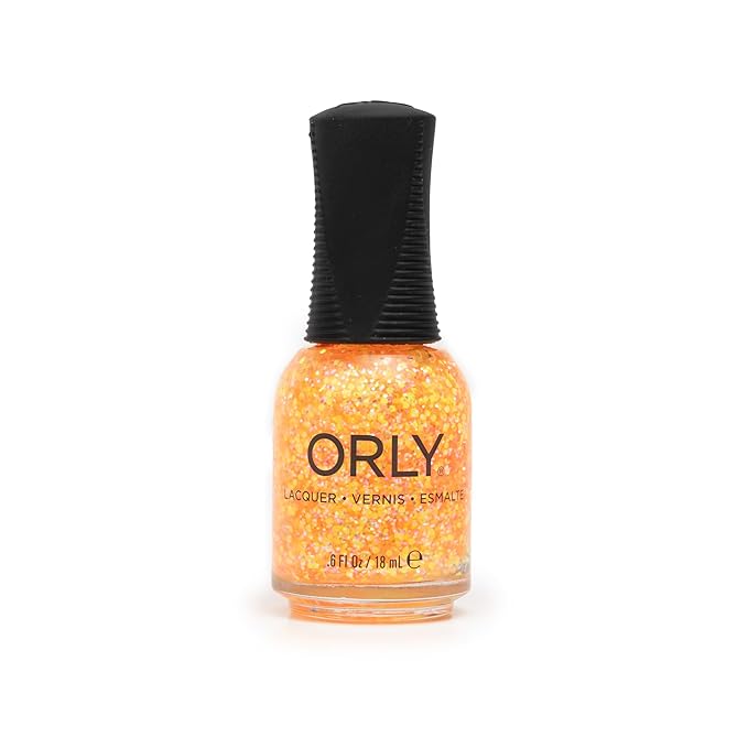 Orly Neon Nail Polish Colors for Summer | Bright Shades and a Confetti Topper for Summer Neon Nails | 0.6fl oz (Hi, Bye, 0.6 fl oz)
