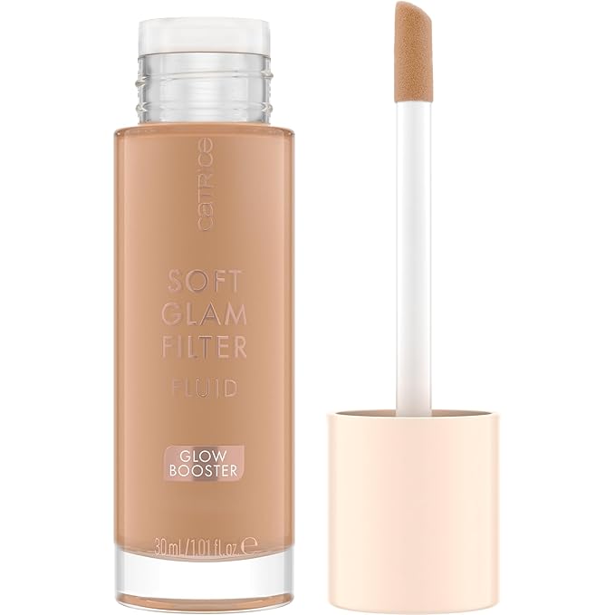 Catrice | Soft Glam Filter Fluid | Luminous Make Up Base & Highlighter for Radiant Complexion | With Vitamin E & Squalene | Vegan & Cruelty Free (30 | Medium)-VivaGrace Women